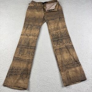 Just Cavalli Snake Skin Effect Jeans 28x32 Y2K Vintage Rare